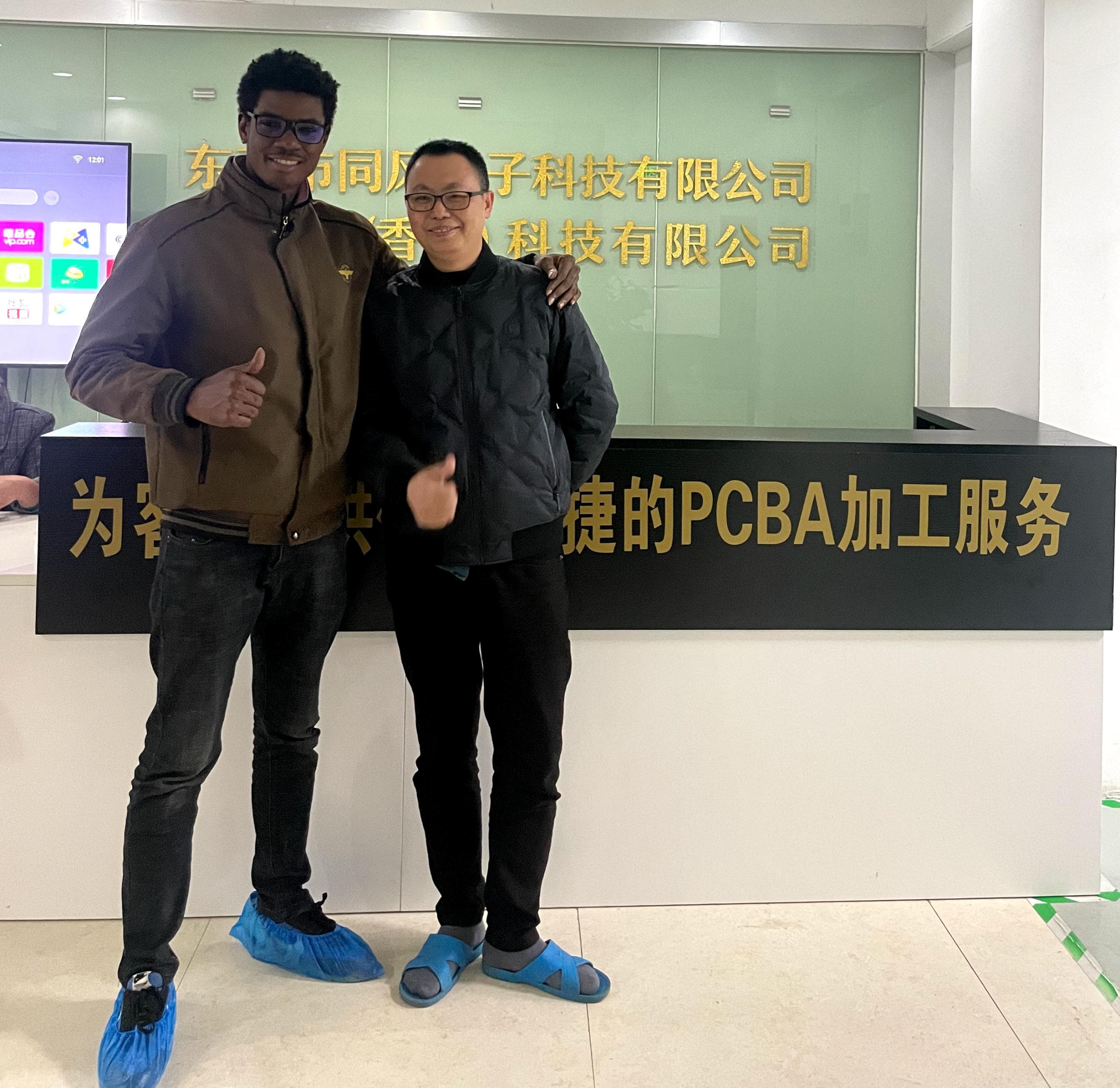 meeting at PCBA factory